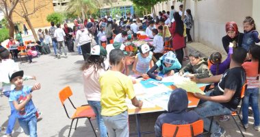 بالصور .. بمشاركة 320 طفلا يتيما.. مكتبة المستقبل تحتفل بيوم اليتيم