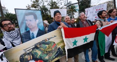 بالصور.. تظاهرات فى تشيلى للمطالبة بالسلام فى سوريا