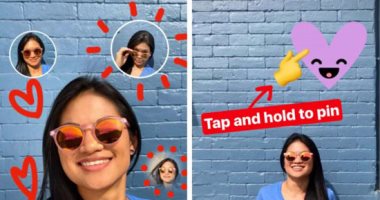 إنستجرام يضيف ميزة Selfie Stickers لمستخدميها.. اعرف مميزاتها