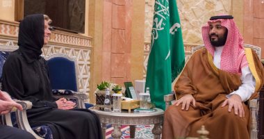 محمد بن سلمان يلتقى رئيسة المجموعة السعودية البريطانية بالبرلمان البريطانى