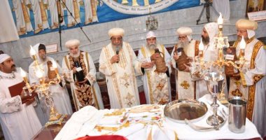 البابا تواضروس يصلى قداس شم النسيم بدير الأنبا بيشوى فى وداى النطرون