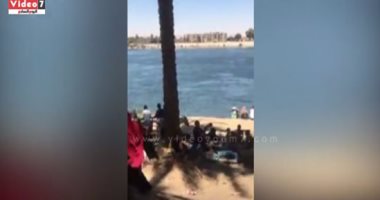 بالفيديو.. نهر النيل شاطئ احتفالات أهالى الأقصر بأعياد شم النسيم