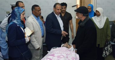 بالصور ..محافظ الإسكندرية يتفقد مستشفى جمال عبد الناصر وحدائق الشلالات