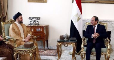  رئيس التحالف الوطنى بالبرلمان العراقى ينشر صورا من لقائه مع الرئيس السيسى