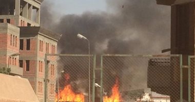 الحماية المدنية بالجيزة تسيطر على حريق بمكتب تموين بولاق الدكرور