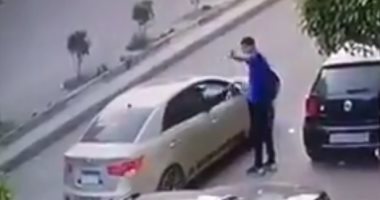 تداول فيديو لسرقة شاب عن طريق سيارة ملاكى بالإسكندرية