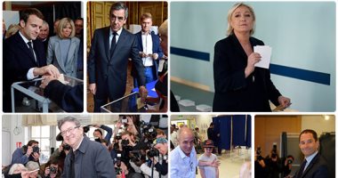  مرشحو الرئاسة الفرنسية يدلون بأصواتهم فى الجولة الأولى للانتخابات