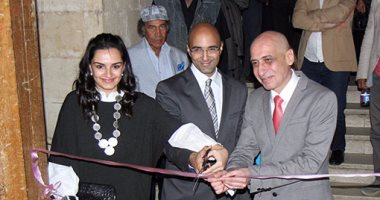 خالد سرور يفتتح معرض السجينى بمتحف محمود مختار