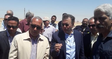 وزير النقل يتفقد طريق شبرا - بنها ومترو الخط الثانى ومحطة سكك حديد الجيزة