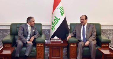 نورى المالكى يبحث مع السفير المصرى فى العراق مستقبل العلاقات الثنائية