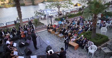 بدء احتفالية وزارة الشباب ونقابة الصحفيين بعيد تحرير سيناء فى النادى النهرى