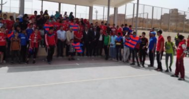 880 تلميذ يشاركون فى ختام مشروع اليوم الرياضى بمدارس ببنى سويف