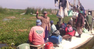 بالصور ..نبات ورد النيل يهدد مليون مزارع و100 ألف صياد بالدقهلية