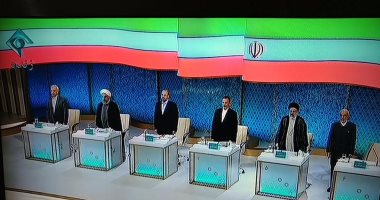اشتباك وتراشق بين رئيس بلدية طهران وروحانى بأول مناظرة رئاسية في إيران