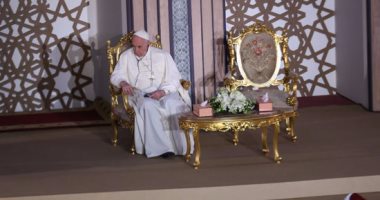 بالفيديو والصور.. بابا الفاتيكان بمؤتمر الأزهر للسلام: نحن الآن فى أمس الحاجة إلى صنع السلام