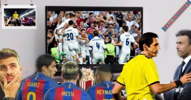 جماهير ريال مدريد تسخر من مشاهدة برشلونة لدورى الأبطال عبر التلفزيون