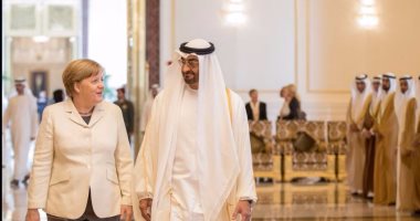 المستشارة الألمانية أنجيلا ميركل تصل الإمارات فى زيارة رسمية