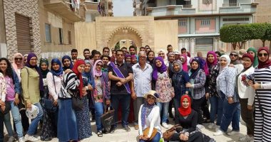 بالصور.. وفد من طلاب كلية الآثار بالقاهرة يزور المناطق الأثرية كفر الشيخ