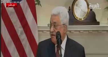 أبو مازن من البيت الأبيض: هدفنا الاستراتيجى قيام دولة فلسطين