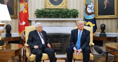 دونالد ترامب: زيارة الرئيس الفلسطينى بداية لتوقيع اتفاقية سلام مع الإسرائيليين