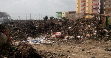 بالصور.. كورنيش النيل بمدينة زفتى يتحول إلى مقلب للقمامة‎
