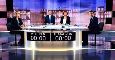 لو فيجارو: الفرنسيون مصدومون من عنف المناظرة الرئاسية و"ماكرون" يتفوق بهدوئه