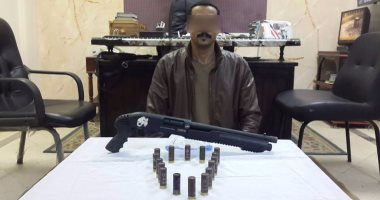 القبض على موظف بحوزته سلاح نارى وعدد من الطلقات بقطور غربية