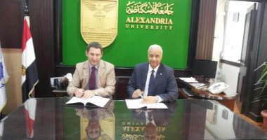 جامعة الإسكندرية توقع اتفاقية لتنمية مهارات الطلاب السوريين فى اللغة الإنجليزية