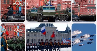 القوات الروسية تشارك ببروفات العرض العسكرى لاحتفالات عيد النصر