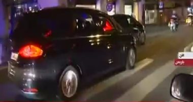 بالفيديو.. موكب ماكرون يتوجه لتجمع أنصاره بباريس وسط إجراءات أمنية مشددة