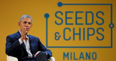 بالصور..باراك أوباما يشارك فى القمة العالمية للابتكار الغذائى بـ"ميلانو"