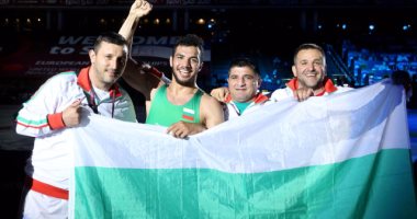 بالصور.. المصارع المصرى المجنس للاتحاد البلغارى: حلمى الآن أصبح حقيقة