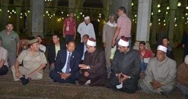 محافظ الغربية يشهد احتفالية ليلة النصف من شعبان بالمسجد الأحمدى