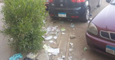 قارئ يناشد المسئولين حل أزمة انتشار القمامة بشارع جوزيف تيتو فى النزهة 