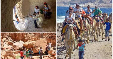إقبال السياح على المحميات والجبال والشواطئ فى جنوب سيناء