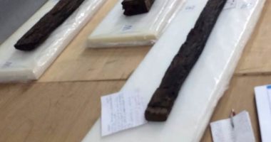 بالصور.. المتحف الكبير يستقبل 60 قطعة من أخشاب مركب الملك خوفو