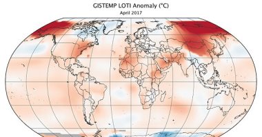 ناسا: أبريل 2017 ثانى الأشد حرا فى التاريخ