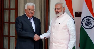 بالصور.. الرئيس الفلسطينى يلتقى نظيره الهندى فى زيارة رسمية لـ"نيودلهى"