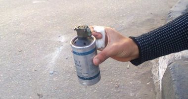 النيابة تعرض قنابل غاز وطلقات عثر عليها بـ"صحراوى أكتوبر" على المعمل الفنى
