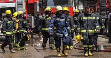 تمركز سيارات الإطفاء بالميادين احتفالا باليوم العالمى للحماية المدنية 
