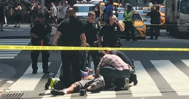 بالصور.. مقتل شخص وإصابة 10 آخرين فى عملية دهس بمدينة نيويورك الأمريكية