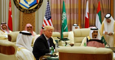 بالصور.. ترامب يصل مقر انعقاد القمة الإسلامية – الأمريكية فى الرياض