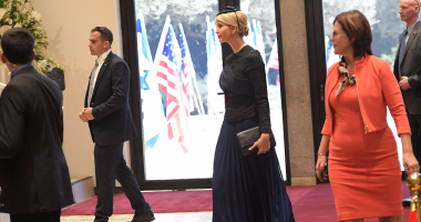 بالصور.. إيفانكا ترامب تصل إلى مقر إقامة والدها فى القدس