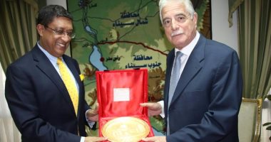 محافظ جنوب سيناء يلتقى السفير الهندى لتعزيز العلاقات وفتح أسواق سياحية