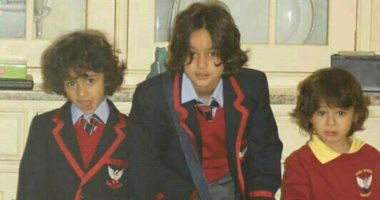 ميدو ينشر صورة لأبنائه "على و حسين و هاشم " على إنستجرام