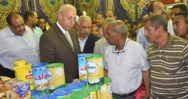 افتتاح معرض "سوبر ماركت أهلاً رمضان" بإدفو وكوم أمبو ونصر النوبة