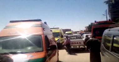 إصابة 16 شخصًا فى حادثى سير بطريق مصر إسماعيلية الصحراولا بالشرقية