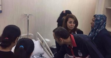 بالفيديو..غادة والى: 6 حالات من مصابى المنيا تلقوا العلاج وغادروا المستشفى