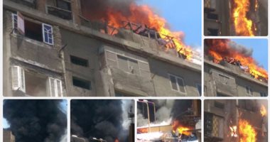معاينة حريق سوق إمبابة: النيران التهمت 70 باكية و5 محلات و4 شقق سكنية