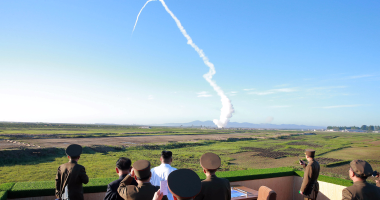 ننشر صور اختبار سلاح جديد مضاد للطائرات فى كوريا الشمالية